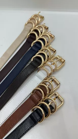 Siyah Gold Detaylı Kemer
