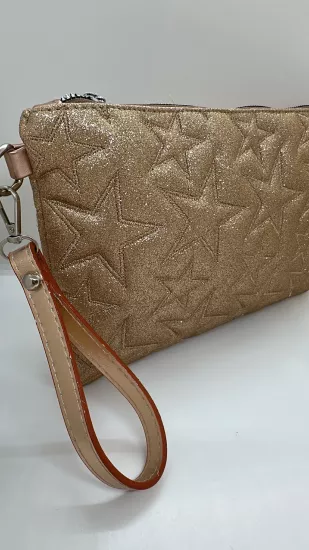 Rose Gold Yıldız Detaylı Çanta