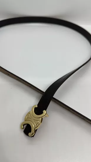 Siyah Gold Tokalı Kemer