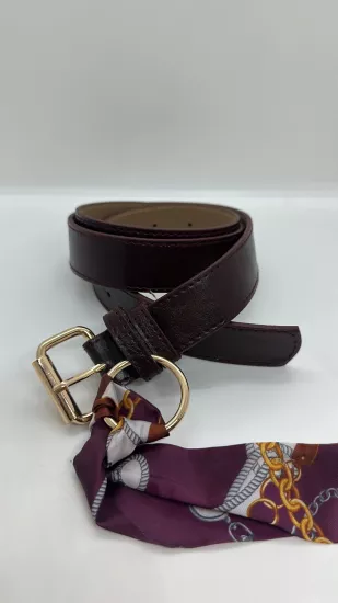 Bordo Fularlı Kemer