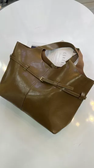 Yeşil Makyaj Çantalı Model
