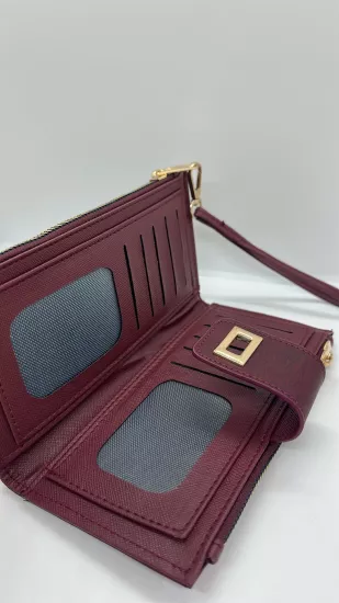 Bordo Cüzdan 