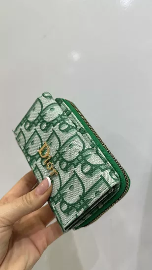 Yeşil Dior Cüzdan 