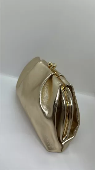 Gold Büzgülü Çanta
