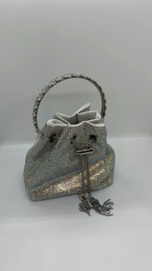 Renkli Taşlı Mini Çanta