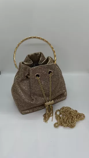 Rose Taşlı Mini Çanta