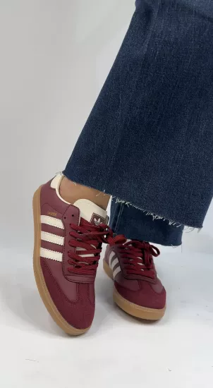 Bordo Spor Ayakkabı 