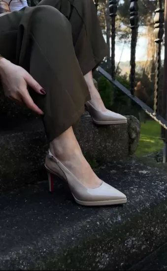 Nude Rugan Platform  Topuklu