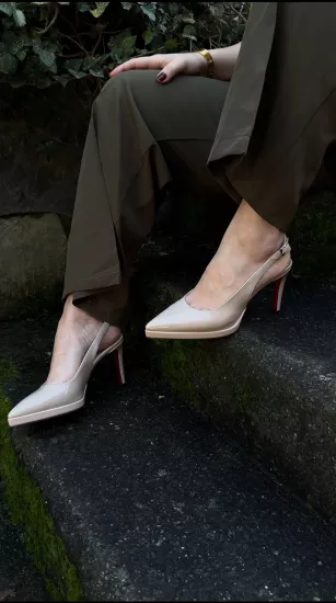 Nude Rugan Platform  Topuklu