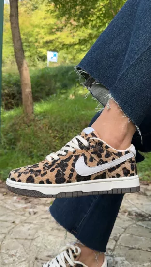 Leopar Dunk Spor Ayakkabı