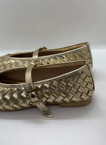 Gold Örgü Detay Babet