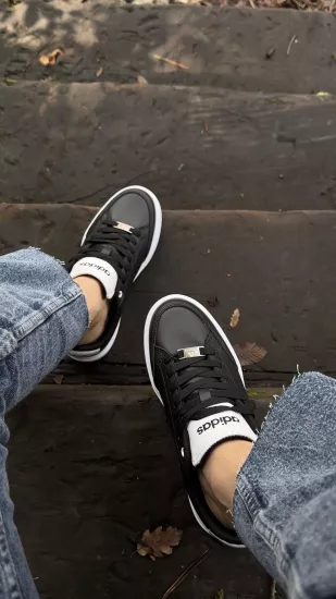 Siyah Adidas Spor Ayakkabı 