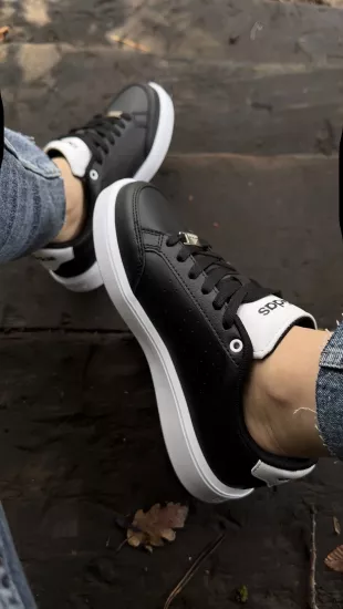 Siyah Adidas Spor Ayakkabı 