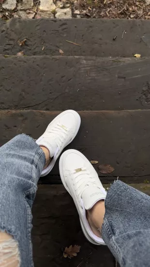Beyaz Adidas  Spor Ayakkabı 