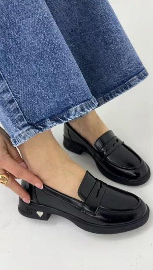 Siyah Loafer Ayakkabı 
