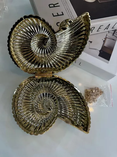 Gold Deniz Kabuğu Çanta 