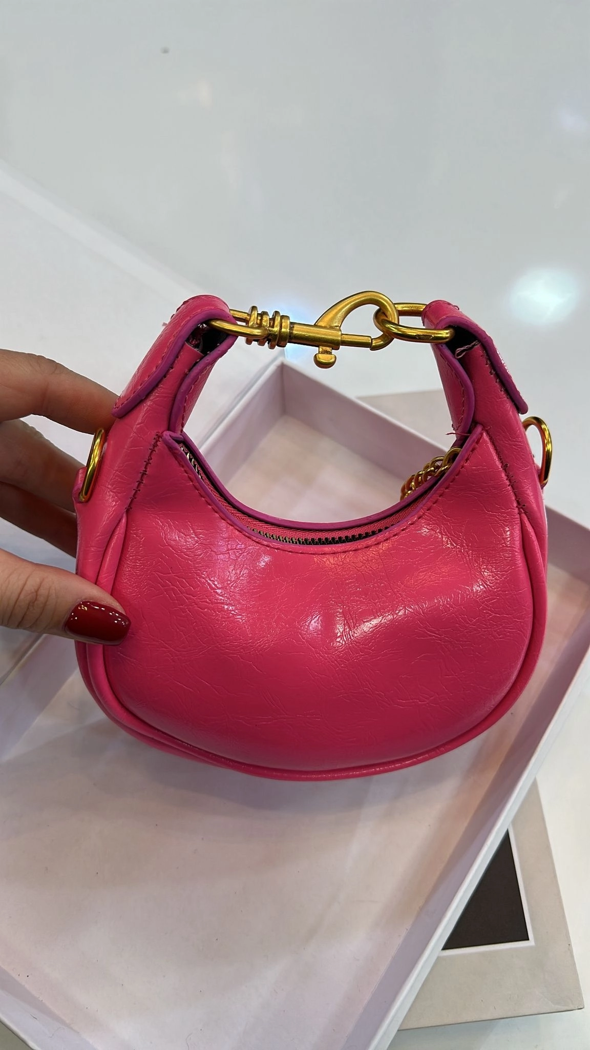 Pembe Mini Çanta 