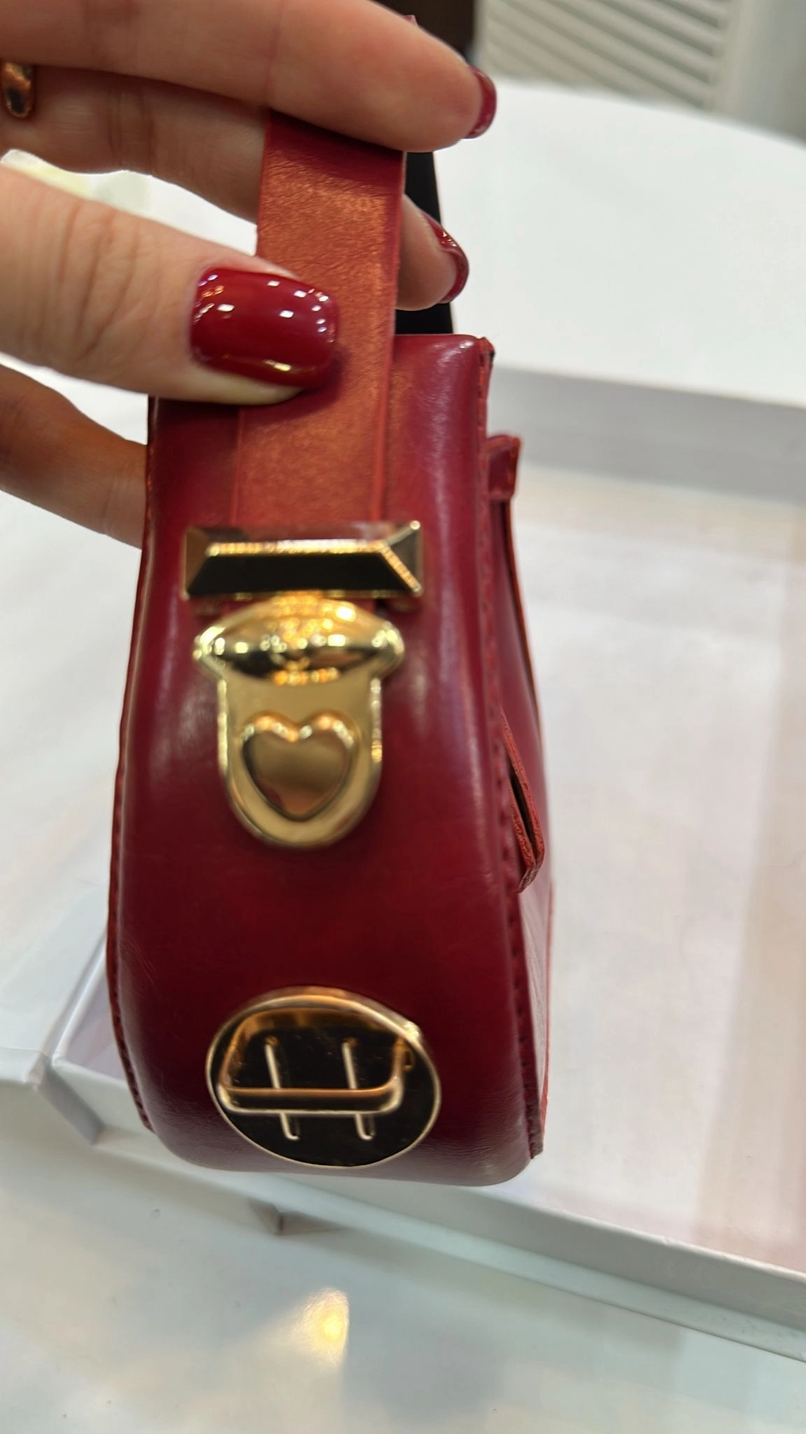 Bordo Mini Çanta 