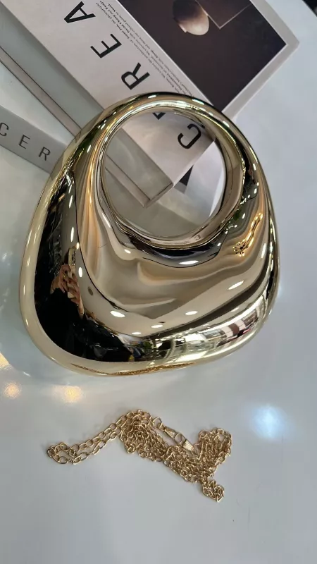 Gold Metal Çanta 