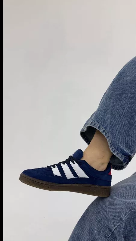 Lacivert Şeritli Spor Ayakkabı