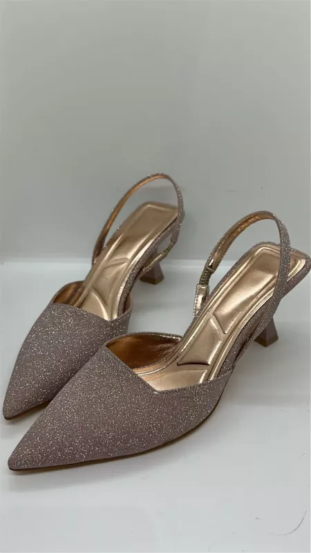 Rose Gold Topuklu Ayakkabı